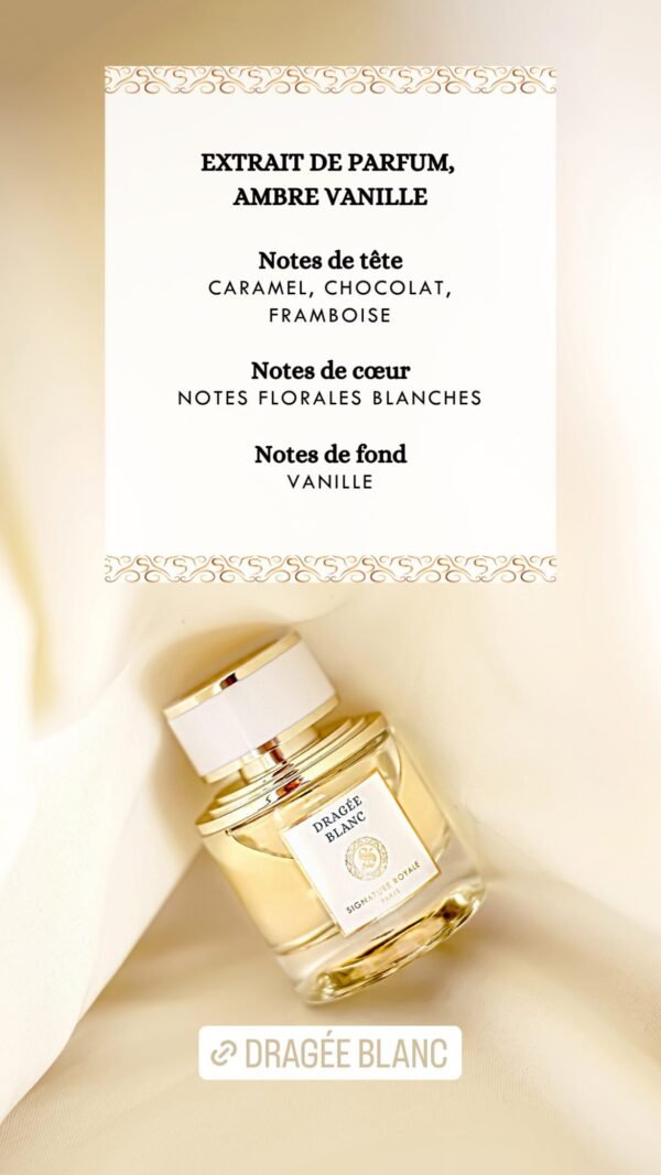 Dragée Blanc 50 ml Signature Royale Paris – Image 2