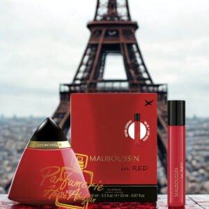 MAUBOUSSIN Parfums IN RED COFFRET TRAVEL EDITION