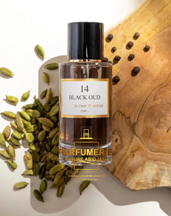 BlACK OUD N°14 50ml - inspiration Oud Wood Tom FORD - Collection Prestige Paris